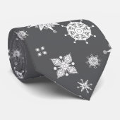 Schneeflocken Eiskristalle. Accessoires,  Stropdas (Opgerold)