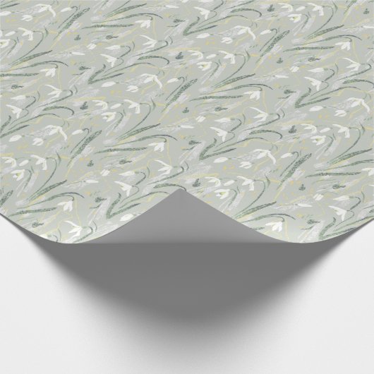 Schneeglöckchen Cadeaupapier (Hoek)
