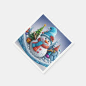 Schneemann in Winterlandschaft -  Servet (Hoek)