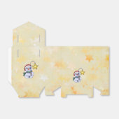 Schneemann mit Stern Bedankdoosjes (Uitgevouwen)