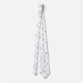 Schneemann Muster  Stropdas (Achterkant)