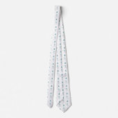 Schneemann Muster  Stropdas (Achterkant)