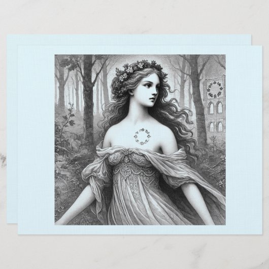 Schneewittchen Europa – Snow White Europe Briefhoofd (Voorkant / Achterkant)