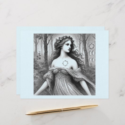 Schneewittchen Europa – Snow White Europe Briefhoofd (Voorkant / Achterkant in situ)