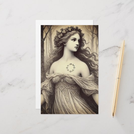 Schneewittchen Europa – Snowhite Europe Briefpapier (Voorkant / Achterkant in situ)