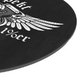 Schneidebrett | Brotherhood Biker Ehre Respekt Snijplank (Hoek)