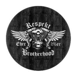 Schneidebrett | Brotherhood Biker Ehre Respekt Snijplank