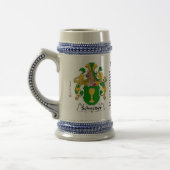 Schneider Family Crest Stein Bierpul (Links)