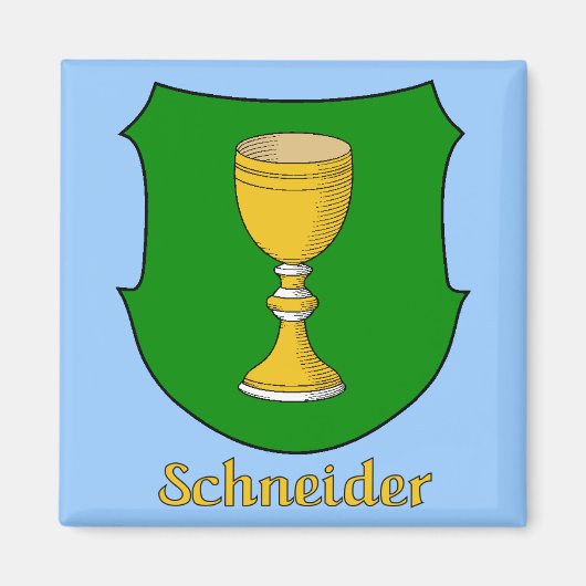 Schneider Family Shield-magneet Magneet (Voorkant)