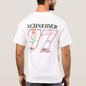 Schneider Racing T-shirt (Achterkant)