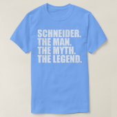 SchneiderSchneider Achternaam Schneider T-shirt (Design voorkant)
