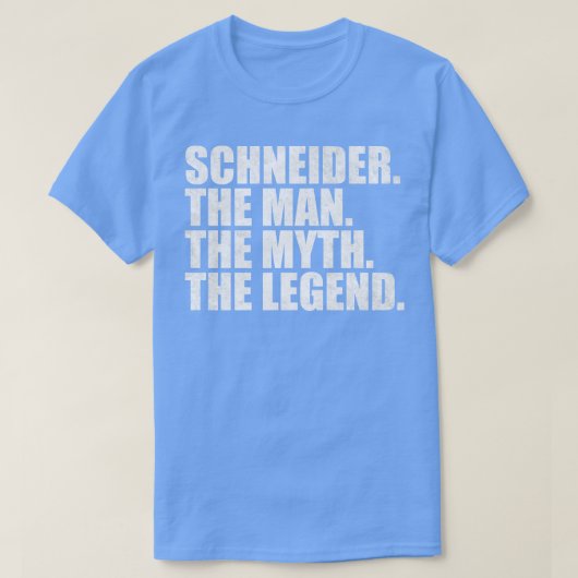 SchneiderSchneider Achternaam Schneider T-shirt (Design voorkant)