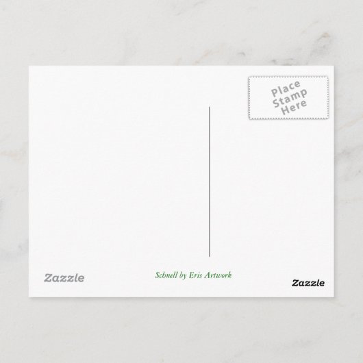 Schnell - Blank Briefkaart (Achterkant)