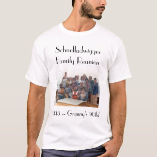 Schnelludwigger Family Reunion 2015 Mannen T-shirt