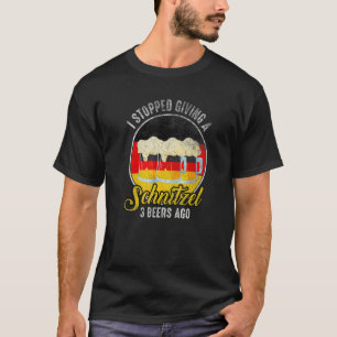 Schnitzel Duits Bier Drinken Vintage T-shirt