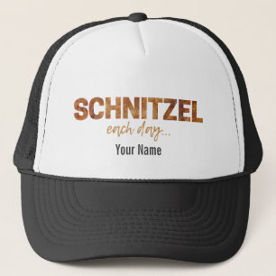 Schnitzel Elke dag Funny Cutlet Escalope Design Trucker Pet