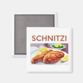 Schnitzi in de keuken magneet (Voorkant / Achterkant)