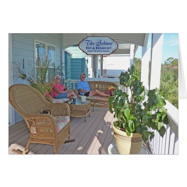 Schnobrichs op veranda (Voorkant Horizontaal)