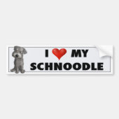 Schnoedle (grijs) Love Sticker (Voorkant)