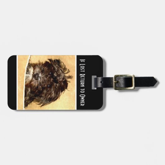 Schnole Dog Bagagelabel (Voorkant horizontaal)