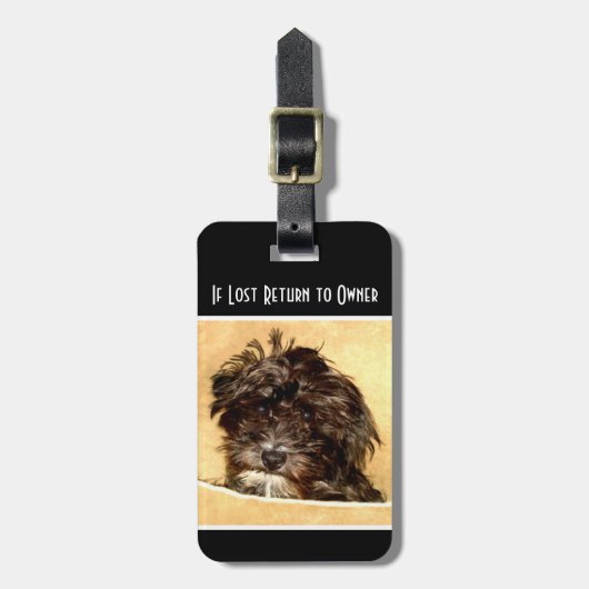 Schnole Dog Bagagelabel (Voorkant verticaal)