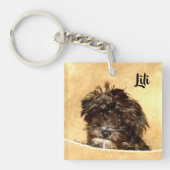 Schnole Dog Double Sided Sleutelhanger (Voorkant)