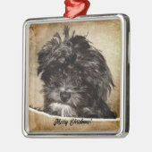 Schnole Dog Metalen Ornament (Links)