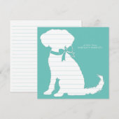 Schnole Dog Puppy Bedankkaart (Voorkant / Achterkant)