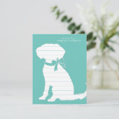 Schnole Dog Puppy Bedankkaart (Staand voorkant)