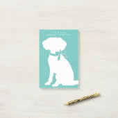 Schnole Dog Puppy Post-it® Notes (Op bureau)