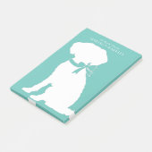 Schnole Dog Puppy Post-it® Notes (Schuin)