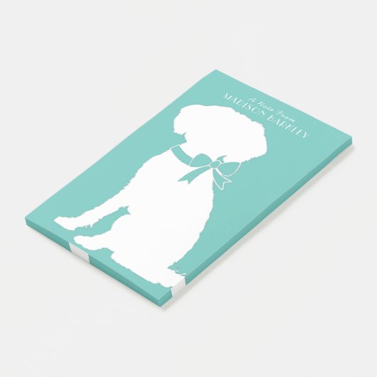 Schnole Dog Puppy Post-it® Notes (Schuin)