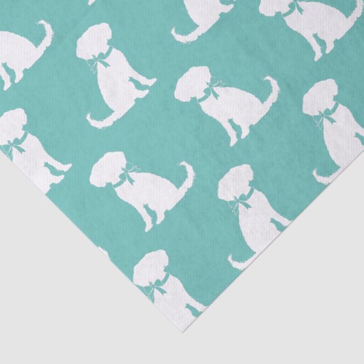 Schnole Dog Puppy Tissuepapier (Detail)