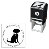 Schnole Dog Puppy Zelfinktende Stempel (In situ)