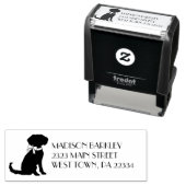 Schnole Dog Puppy Zelfinktende Stempel (In situ)