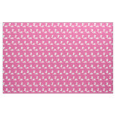 Schnole Dog Silhouette Pet Pink Stof (Fat Quarter)