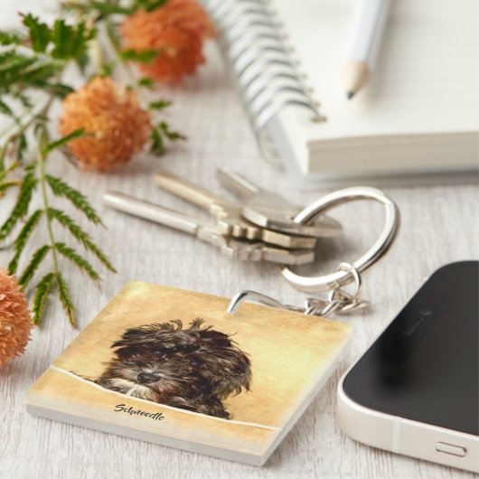 Schnole Dog Sleutelhanger (Voorkant Rechts)