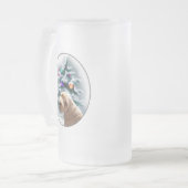 Schnole kerstcadeaus matglas bierpul (Voorkant links)