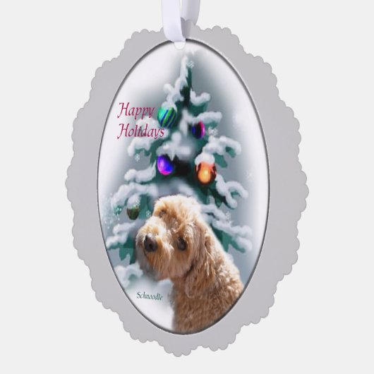 Schnole kerstcadeaus ornament kaart (Links)