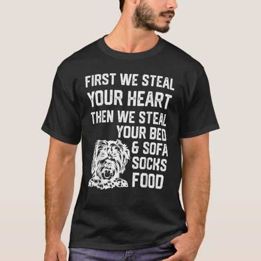 Schnole Steal Your Heart Steal Your Bed and Sofa T-shirt (Voorkant)