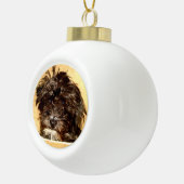 Schnoodle Bal Ornament (Rechts)