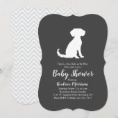 Schnoodle Dog Baby shower Neutraal Kaart (Voorkant / Achterkant)