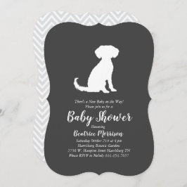Schnoodle Dog Baby shower Neutraal Kaart