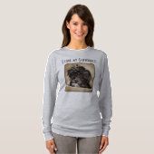 Schnoodle Hond Dames Sweatshirt (Voorkant volledig)