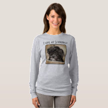 Schnoodle Hond Dames Sweatshirt