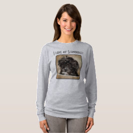 Schnoodle Hond Dames Sweatshirt