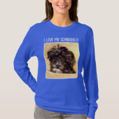 Schnoodle Hond Dames Sweatshirt (Voorkant)