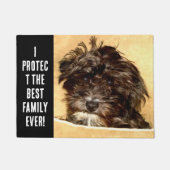 Schnoodle Hond Drempelmat Deurmat (Voorkant)