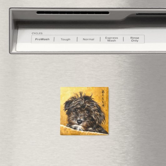 Schnoodle hond magneet (Insitu (Vaatwasser))