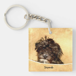 Schnoodle Hond Sleutelhanger